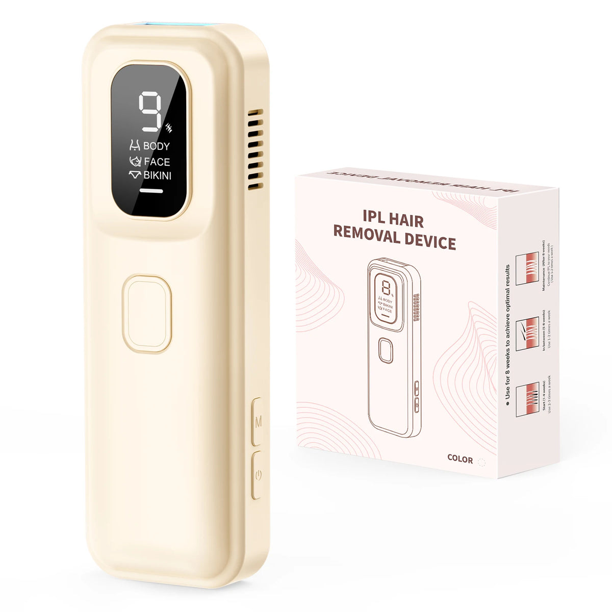 IPL Laser Hair Removal Device Ice-Cooling 3 in 1 Painless