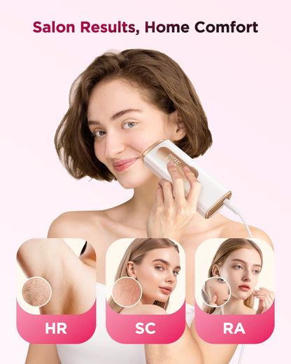 IPL Laser Hair Removal Device Ice-Cooling 3 in 1 Painless